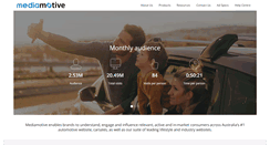 Desktop Screenshot of mediamotive.com.au